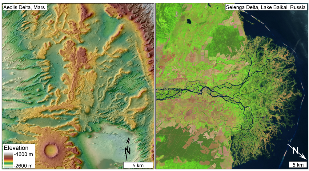 Ancient Mars River May Have Flowed into Huge Ocean